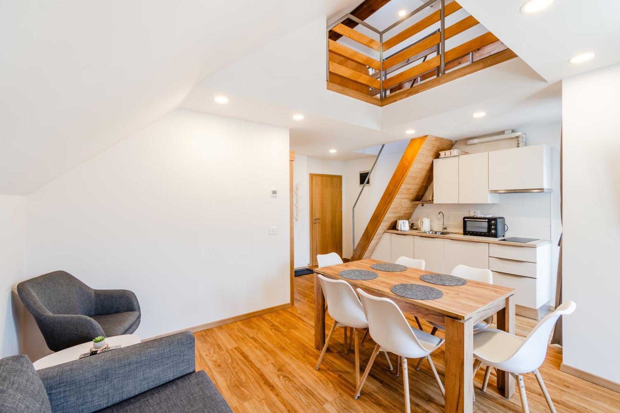 Apartments Skok With Rafting And Free Parking 博维茨 外观 照片