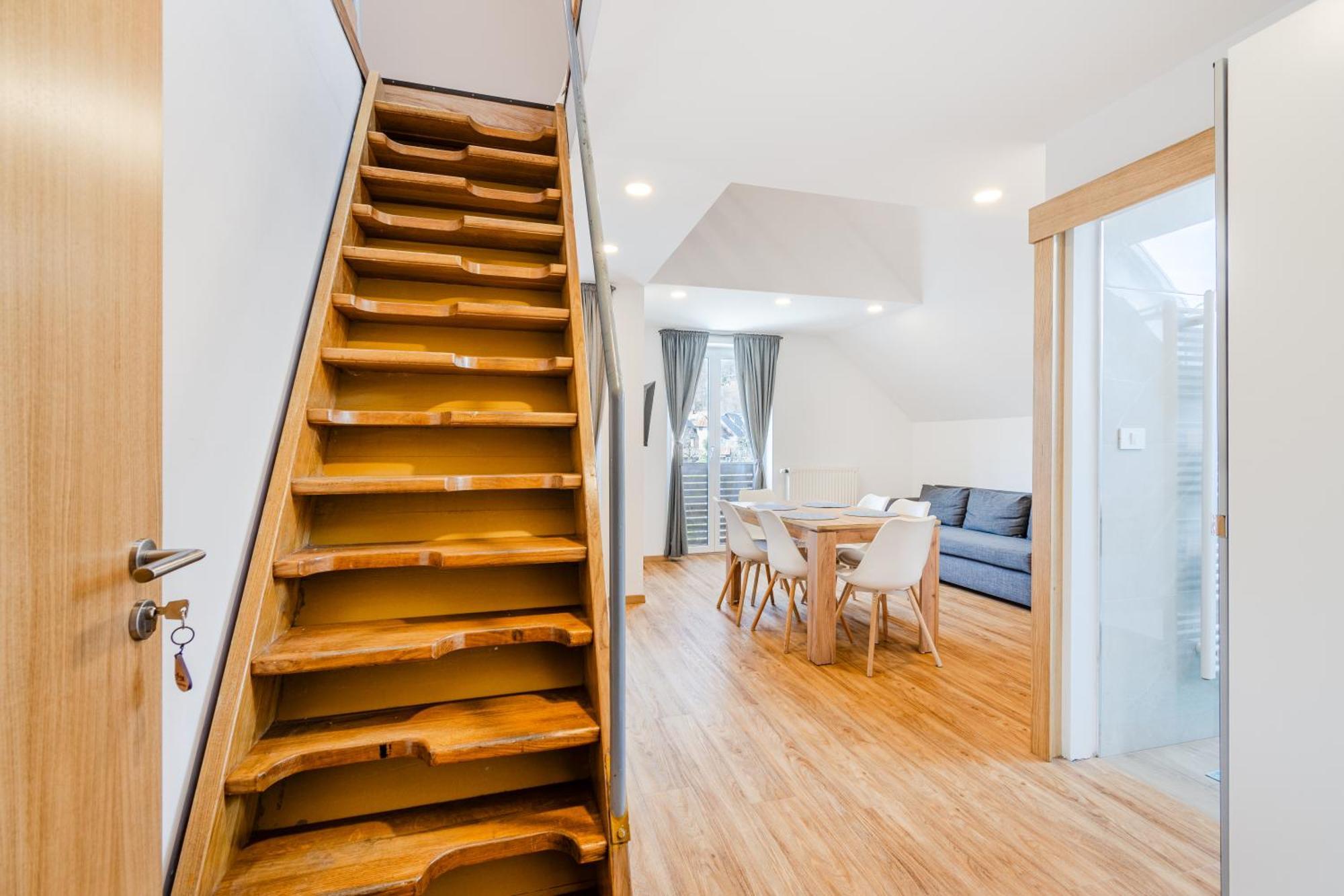 Apartments Skok With Rafting And Free Parking 博维茨 外观 照片