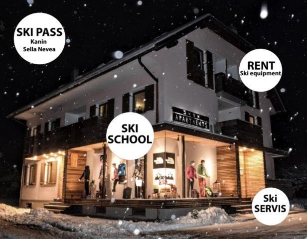 Apartments Skok With Rafting And Free Parking 博维茨 外观 照片